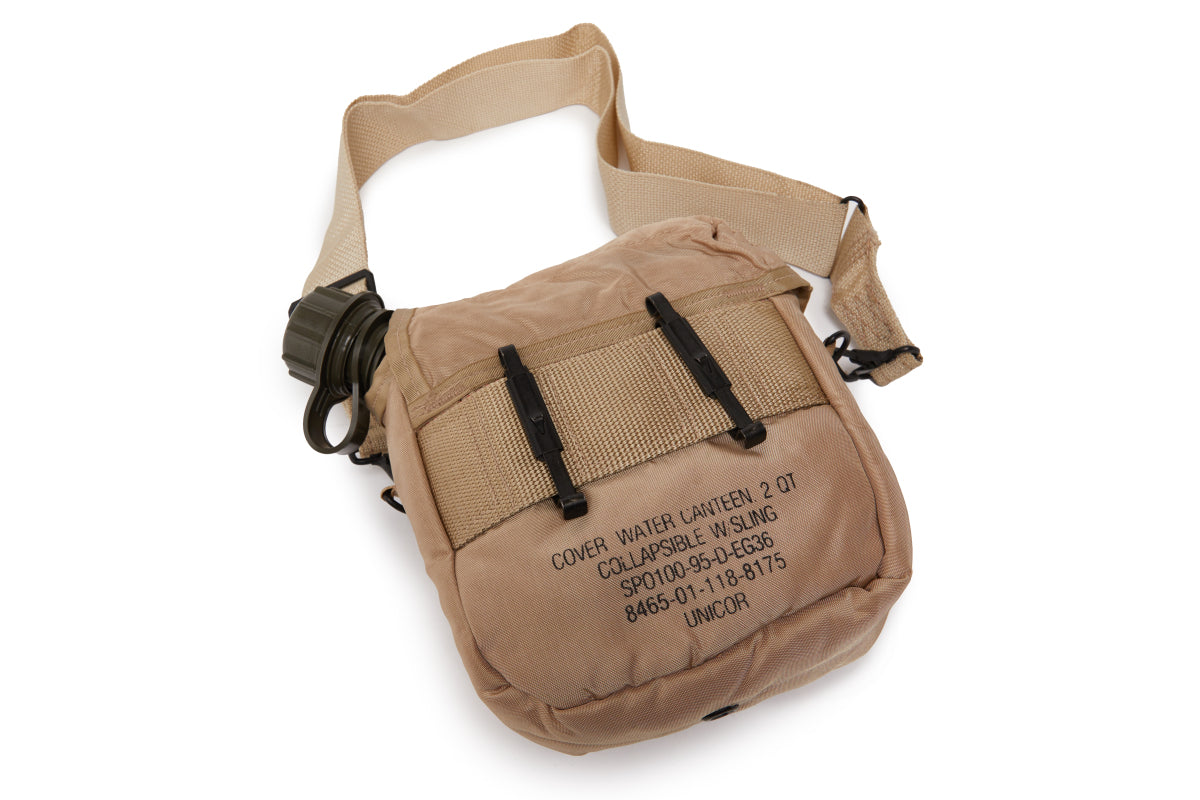 U.S. Army Desert Two Quart Canteen and Cover, brand new