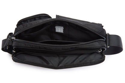 Double Zipper Shoulder Bag