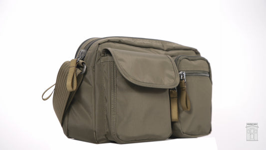 Double Zipper Shoulder Bag